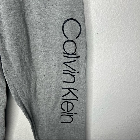 Calvin Klein Women's 2 French Terry Joggers Grey Size Small - Picture 4 of 6